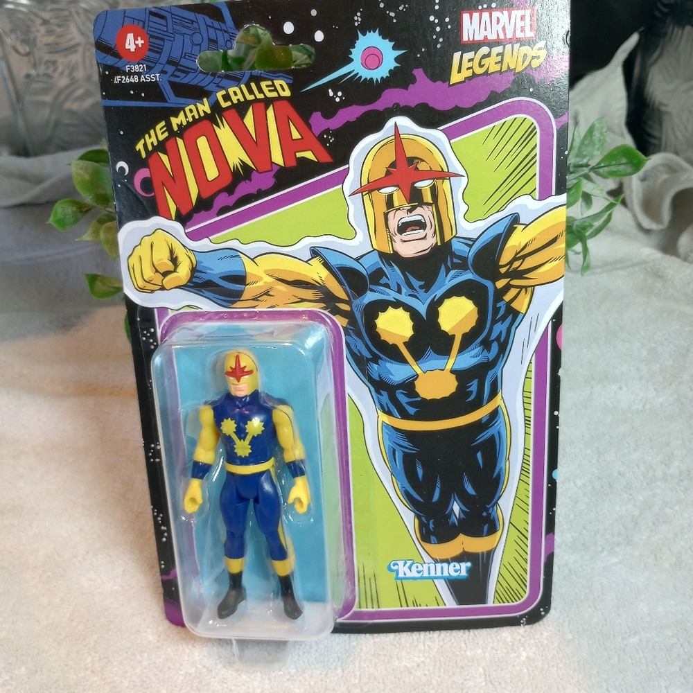 Kenner Marvel Legends Retro Man Called Nova 3.75" Figure Hasbro New  in  Package